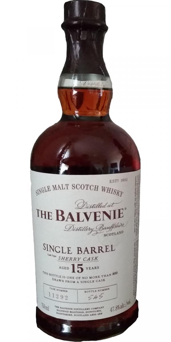 Balvenie 15-year-old Single Barrel - Sherry Cask