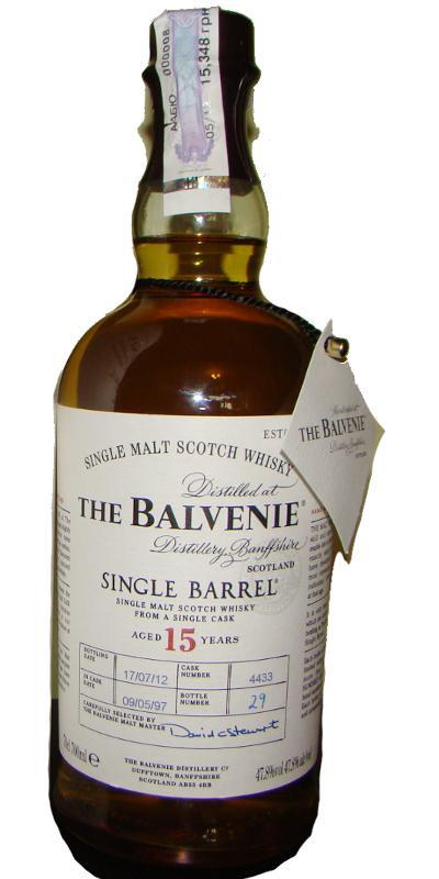 Balvenie 15-year-old Single Barrel
