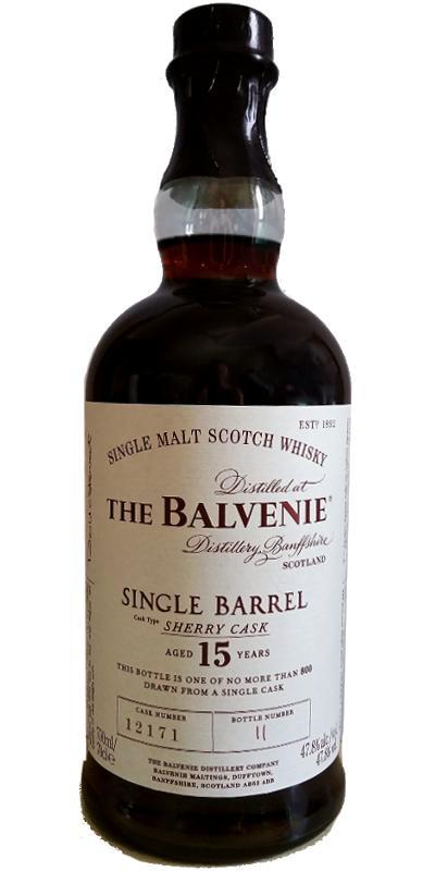Balvenie 15-year-old Single Barrel - Sherry Cask