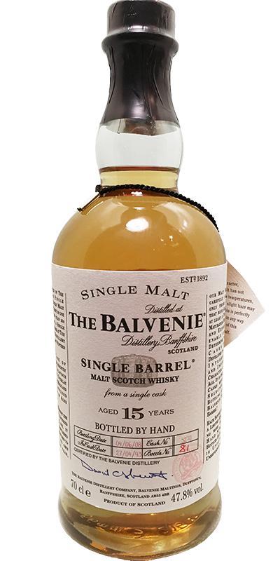 Balvenie 15-year-old Single Barrel