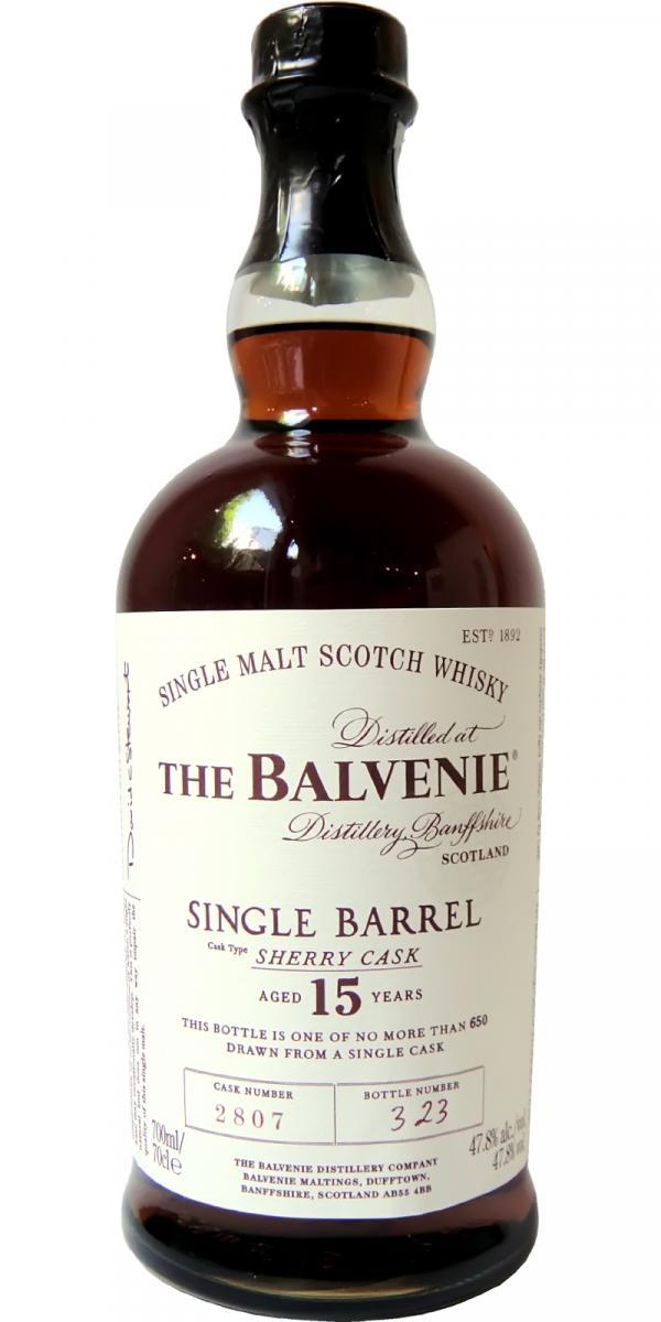 Balvenie 15-year-old Single Barrel - Sherry Cask