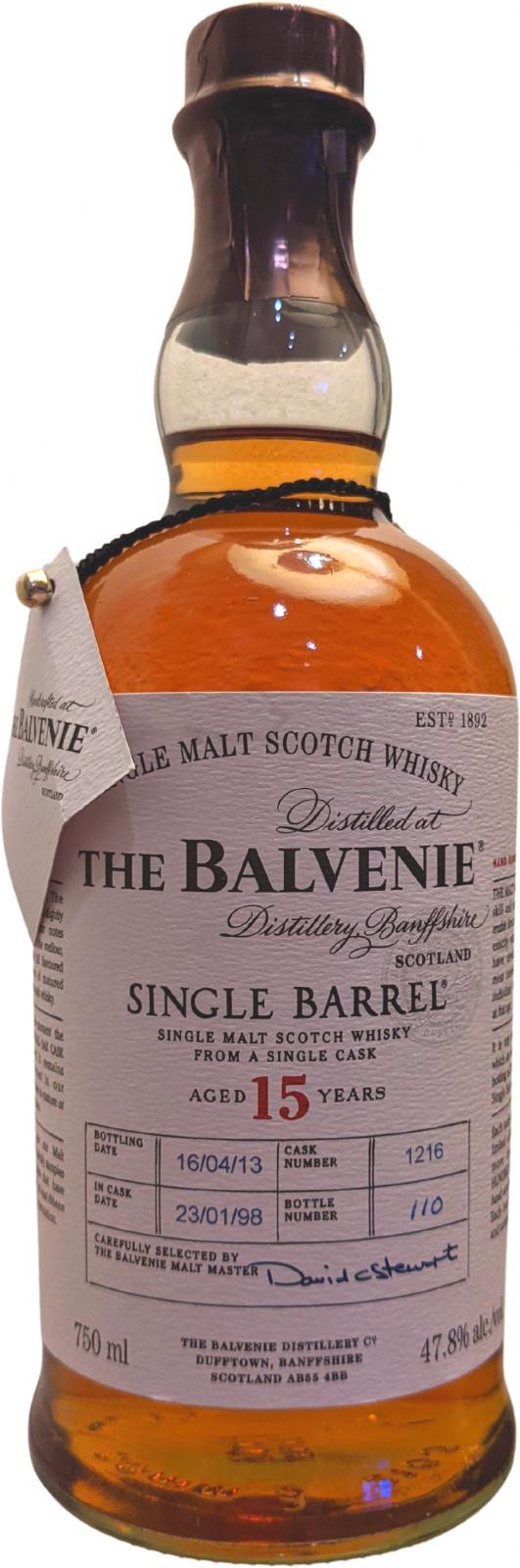 Balvenie 15-year-old Single Barrel