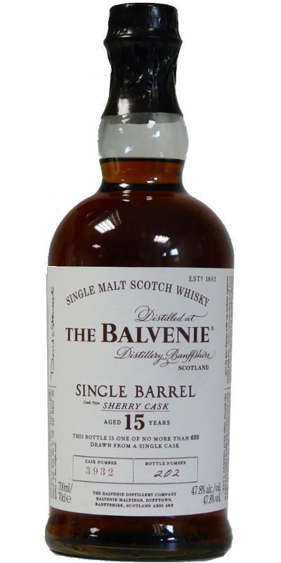 Balvenie 15-year-old Single Barrel - Sherry Cask