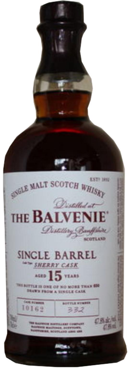 Balvenie 15-year-old Single Barrel - Sherry Cask