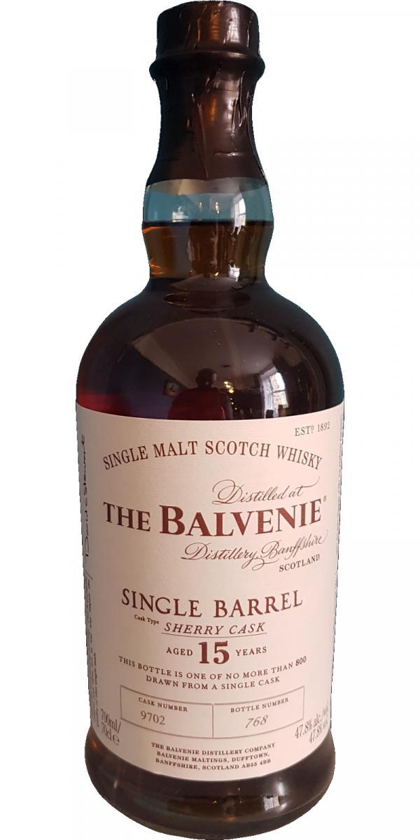 Balvenie 15-year-old Single Barrel - Sherry Cask