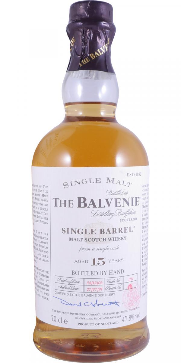 Balvenie 15-year-old Single Barrel