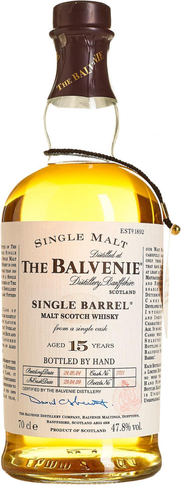 Balvenie 15-year-old Single Barrel
