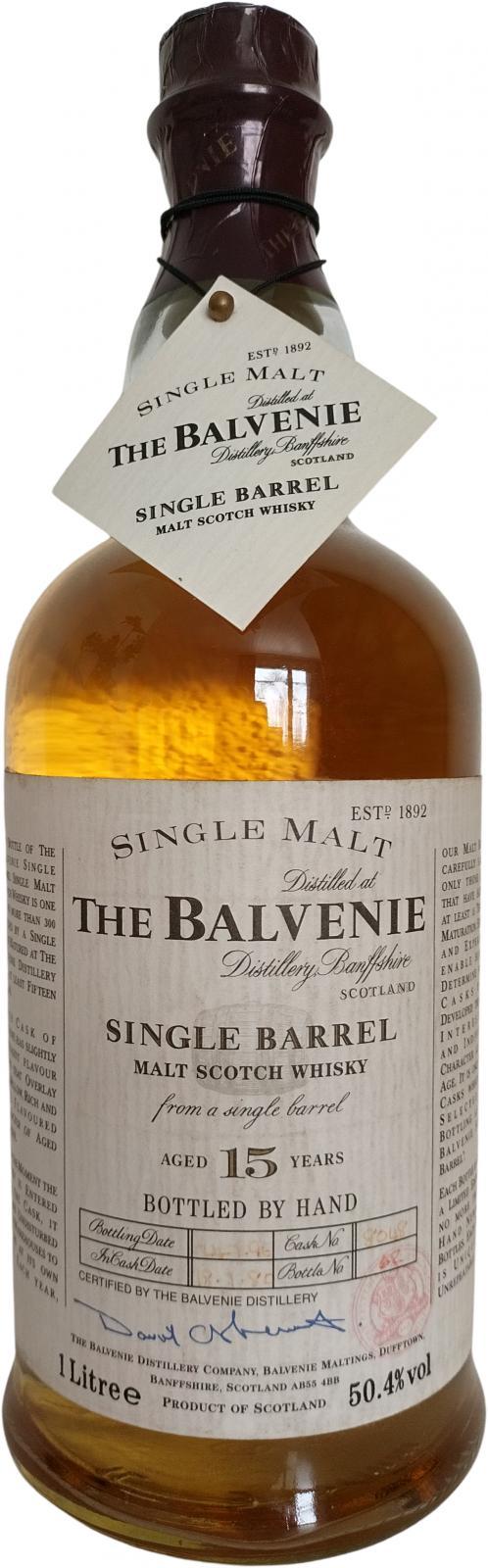 Balvenie 15-year-old Single Barrel