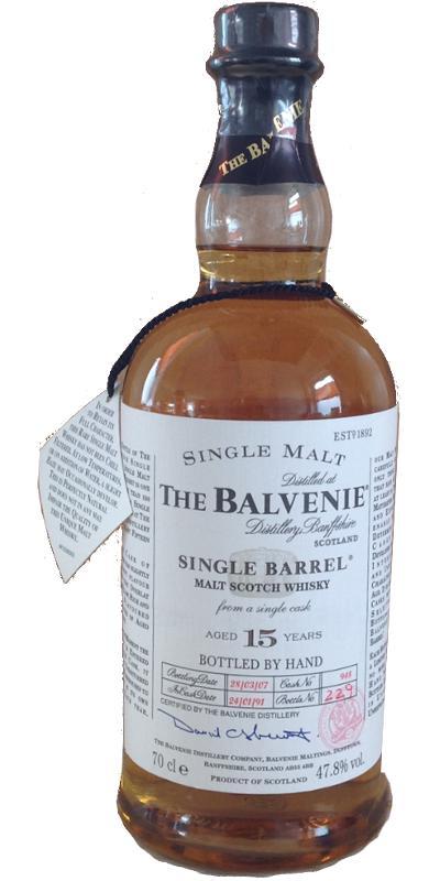 Balvenie 15-year-old Single Barrel