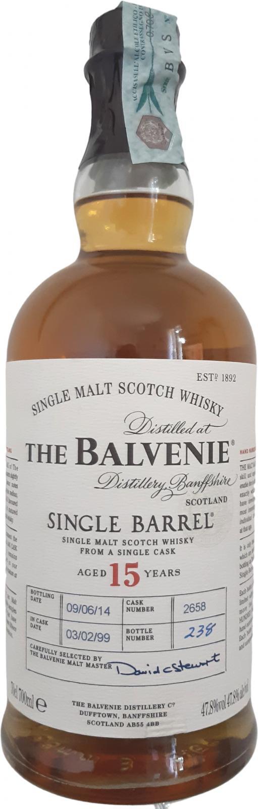 Balvenie 15-year-old Single Barrel