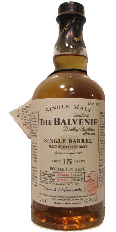 Balvenie 15-year-old Single Barrel