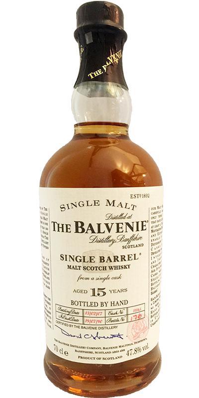 Balvenie 15-year-old Single Barrel