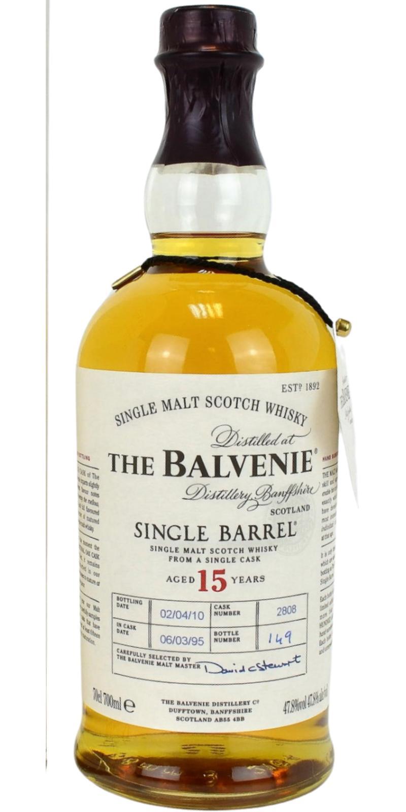 Balvenie 15-year-old Single Barrel