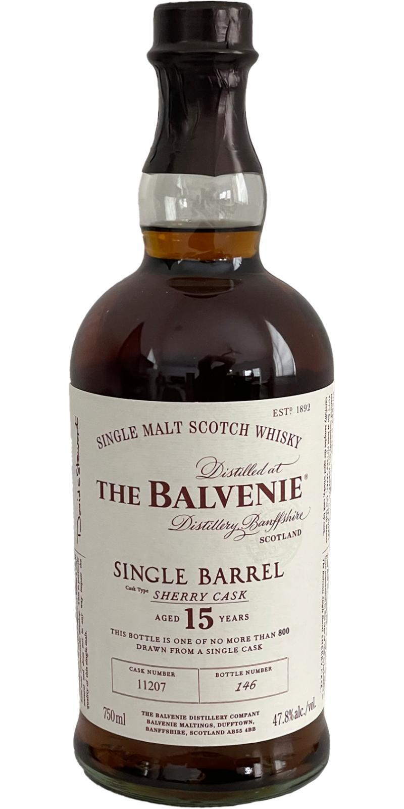Balvenie 15-year-old Single Barrel - Sherry Cask