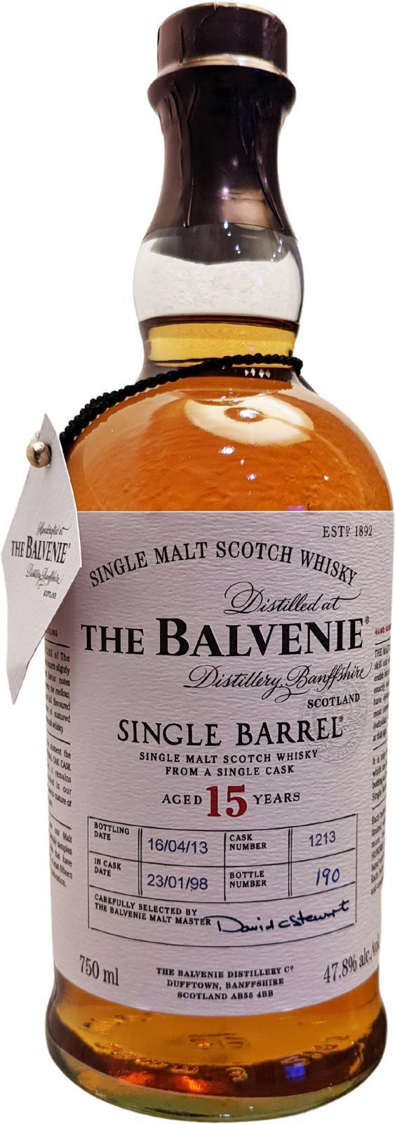 Balvenie 15-year-old Single Barrel