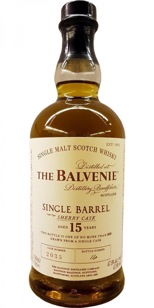 Balvenie 15-year-old Single Barrel - Sherry Cask