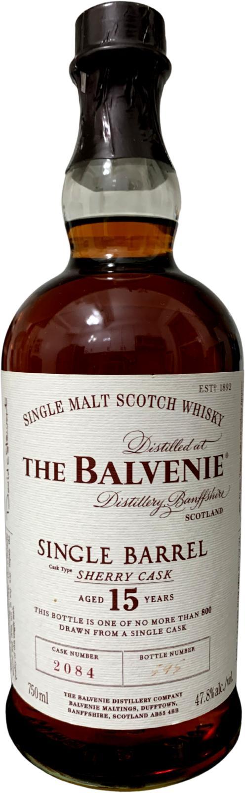 Balvenie 15-year-old Single Barrel - Sherry Cask