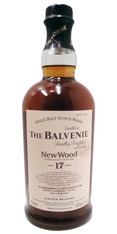Balvenie 17-year-old New Wood - Limited Release