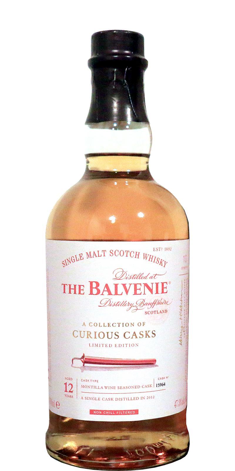 Balvenie 2012 A Collection of Curious Casks