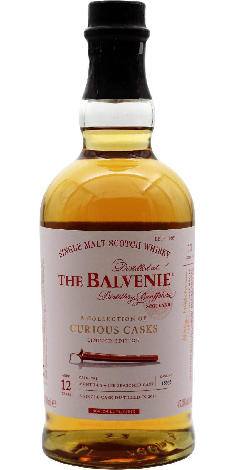 Balvenie 2012 A Collection of Curious Casks