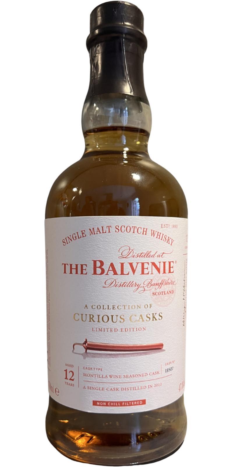 Balvenie 2012 A Collection of Curious Casks