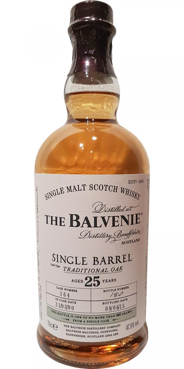 Balvenie 25-year-old Single Barrel - Traditional Oak