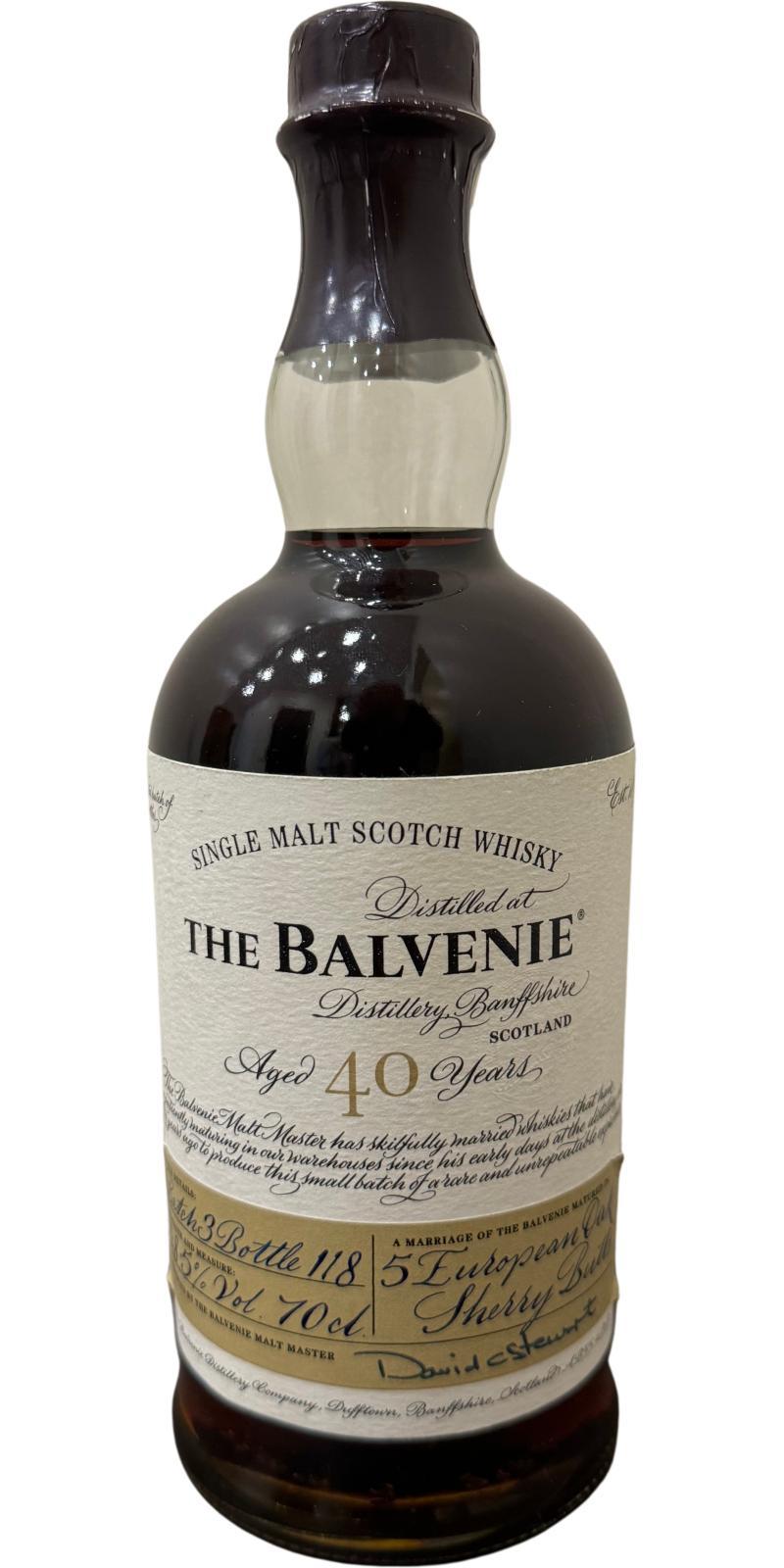 Balvenie 40-year-old