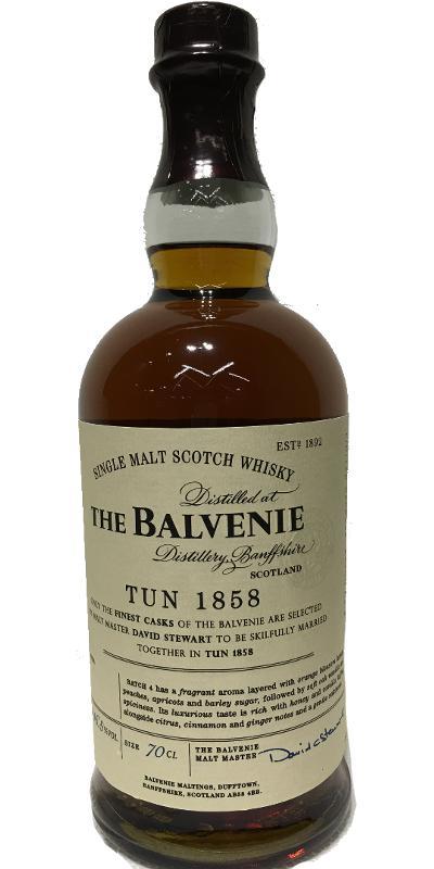 Balvenie Tun 1858 Batch No. 4