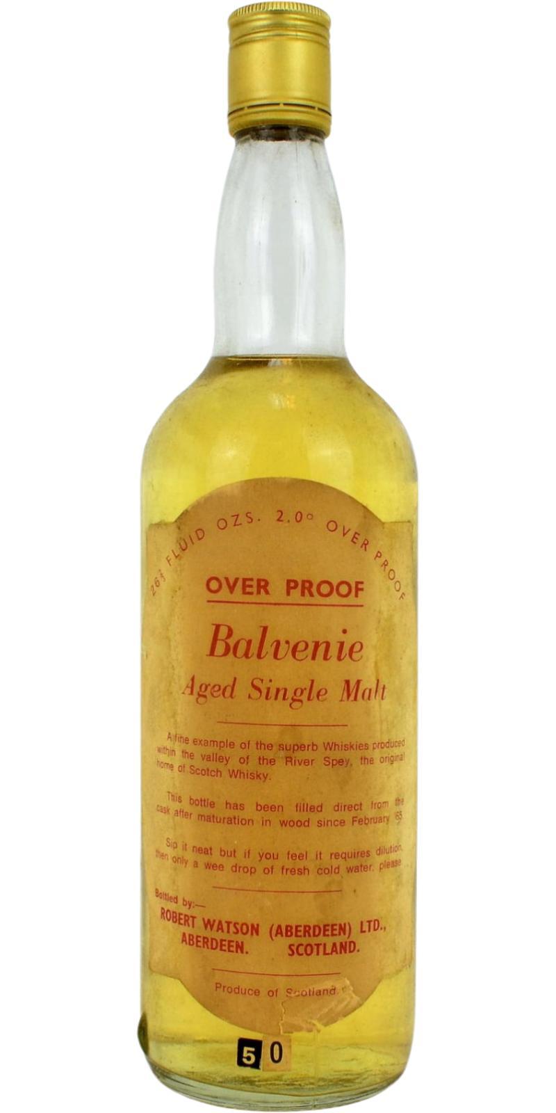 Balvenie 1965 RW Over Proof