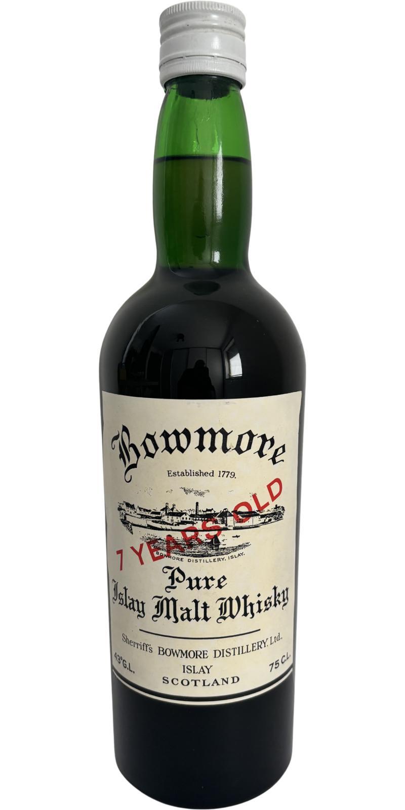Bowmore 07-year-old Sherriff's Pure Islay Malt Whisky