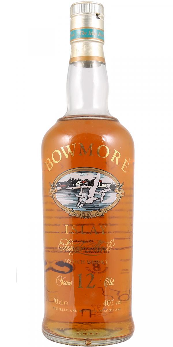 Bowmore 12-year-old Glass Printed Label