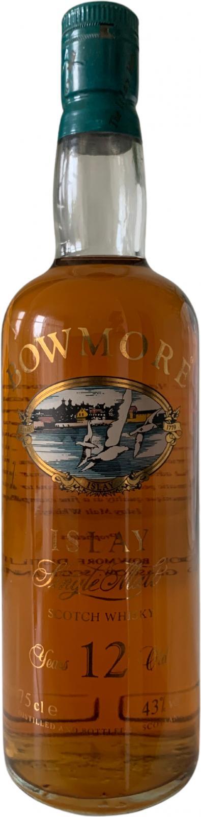 Bowmore 12-year-old Glass Printed Label Green Cap