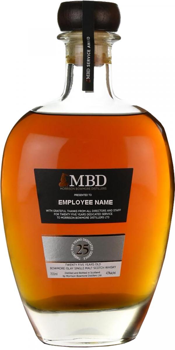 Bowmore 25-year-old 25 Years Dedicated Service