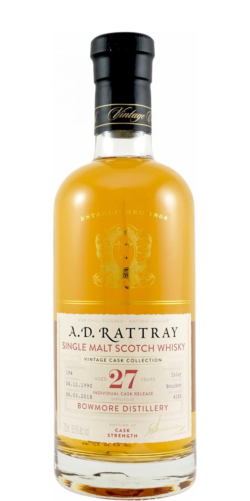 Bowmore 1990 DR Vintage Cask Collection