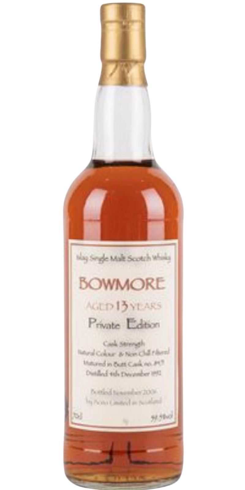 Bowmore 1992 AcL Private Edition