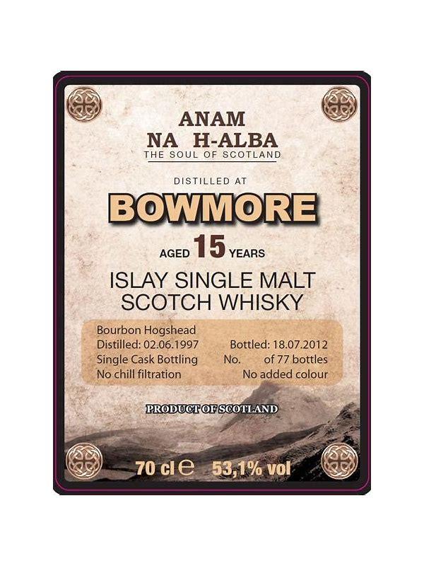 Bowmore 1997 ANHA The Soul of Scotland