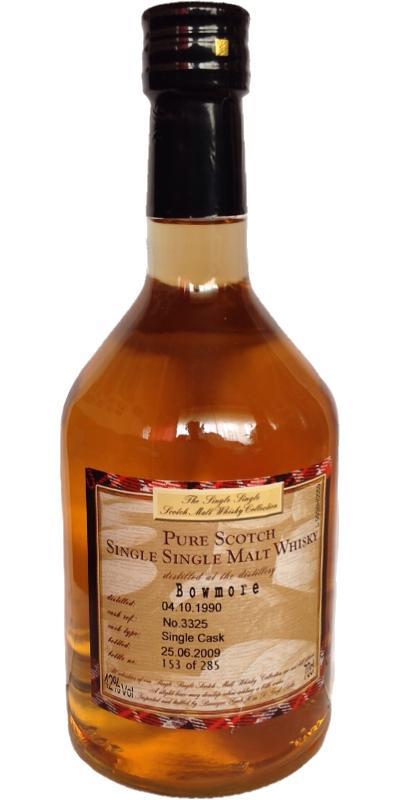 Bowmore 1990 Bq The Single Single Scotch Malt Whisky Collection