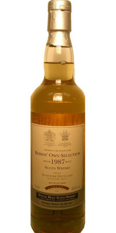 Bowmore 1987 BR Berrys' Own Selection