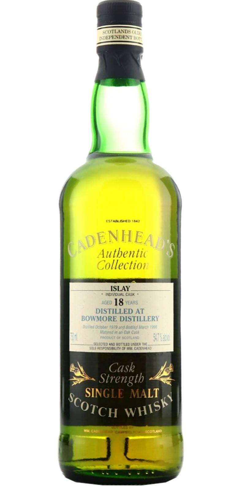 Bowmore 1979 CA Authentic Collection