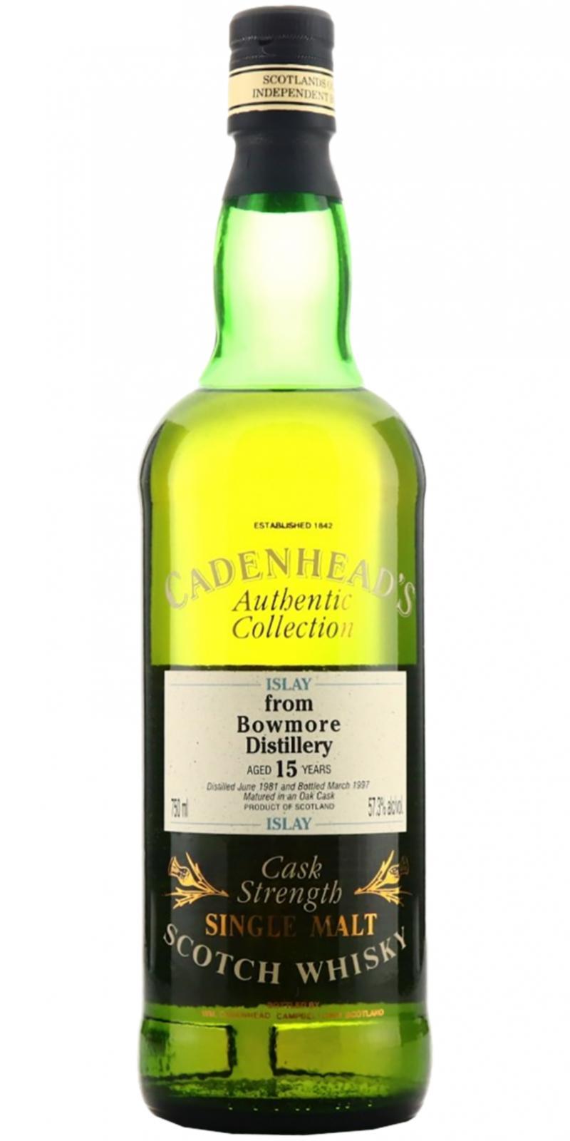 Bowmore 1981 CA Authentic Collection