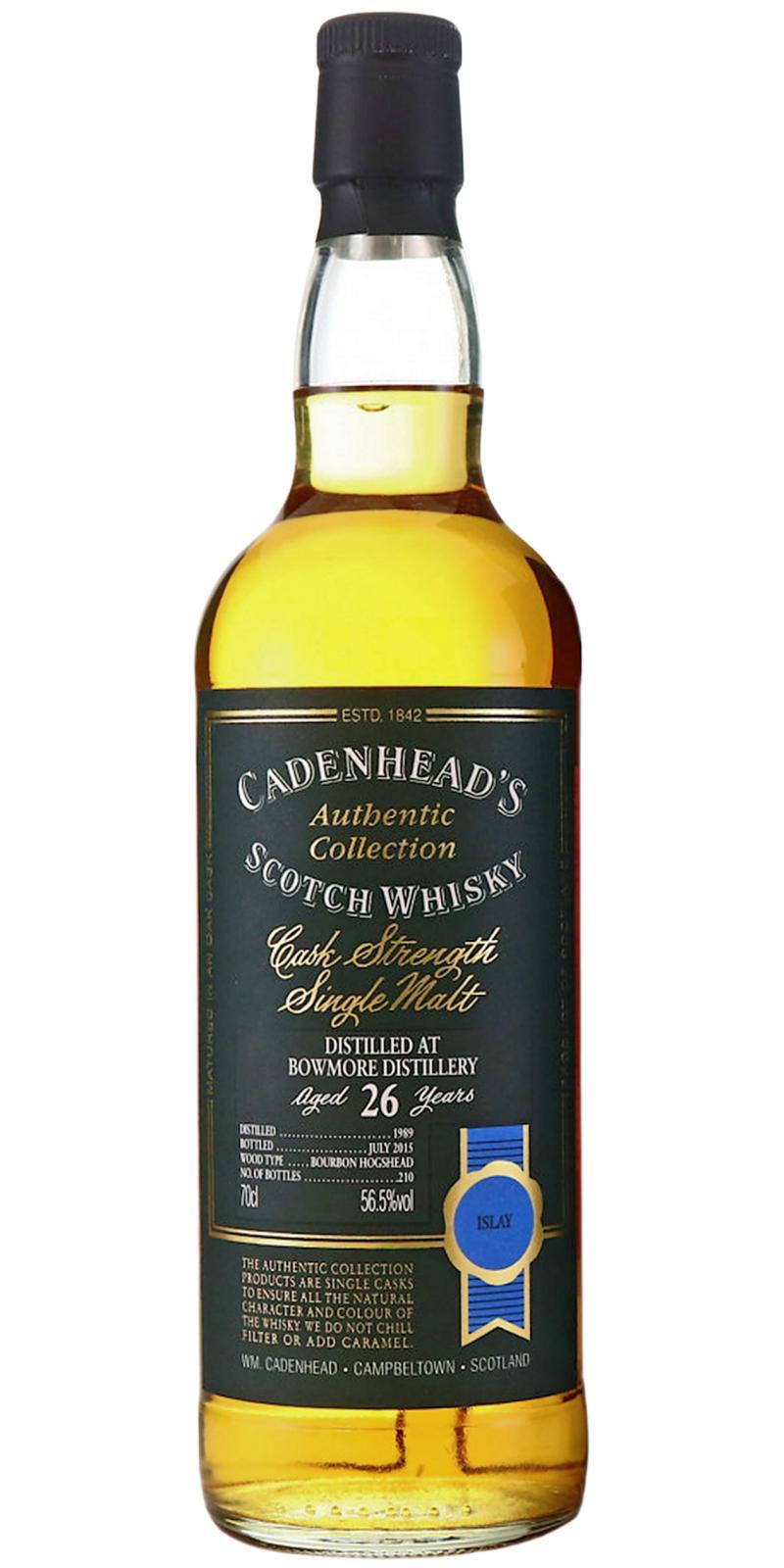 Bowmore 1989 CA Authentic Collection