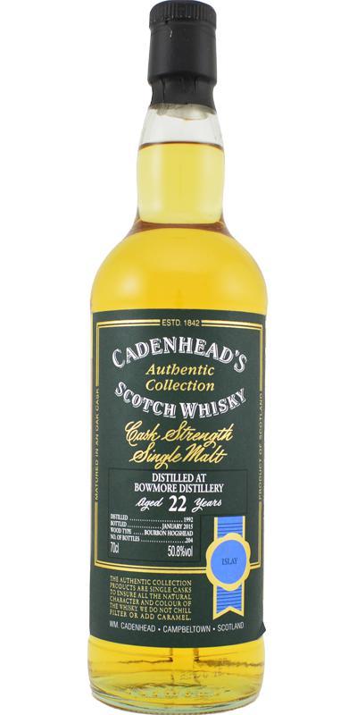 Bowmore 1992 CA Authentic Collection