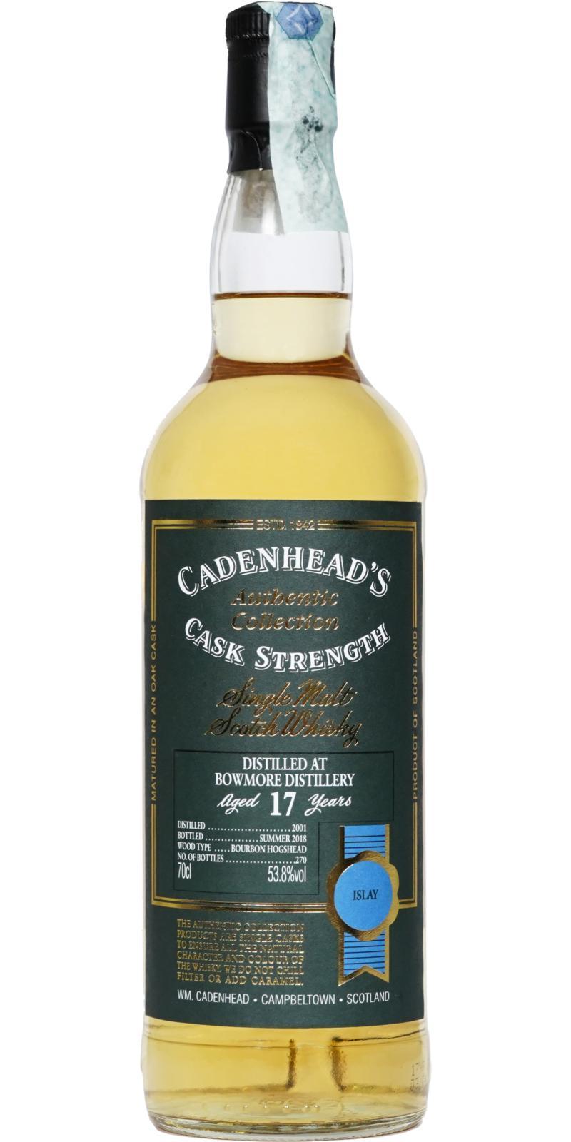 Bowmore 2001 CA Authentic Collection