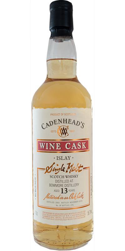 Bowmore 2003 CA Wood Range - Wine Cask