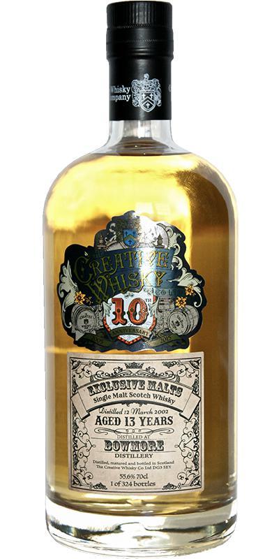 Bowmore 2002 CWC 10th Anniversary of Creative Whisky Company 2005-2015