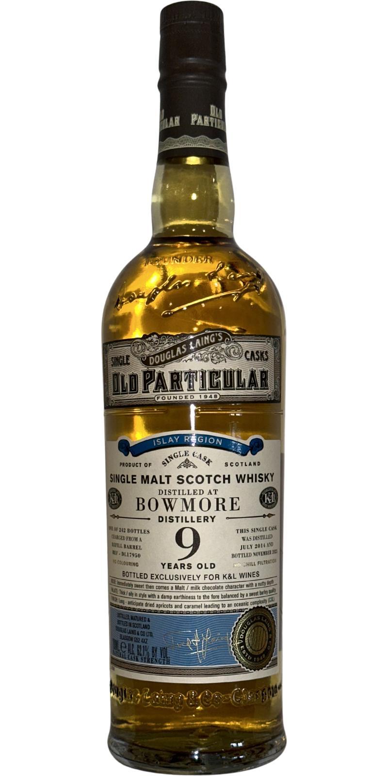 Bowmore 2014 DL Old Particular
