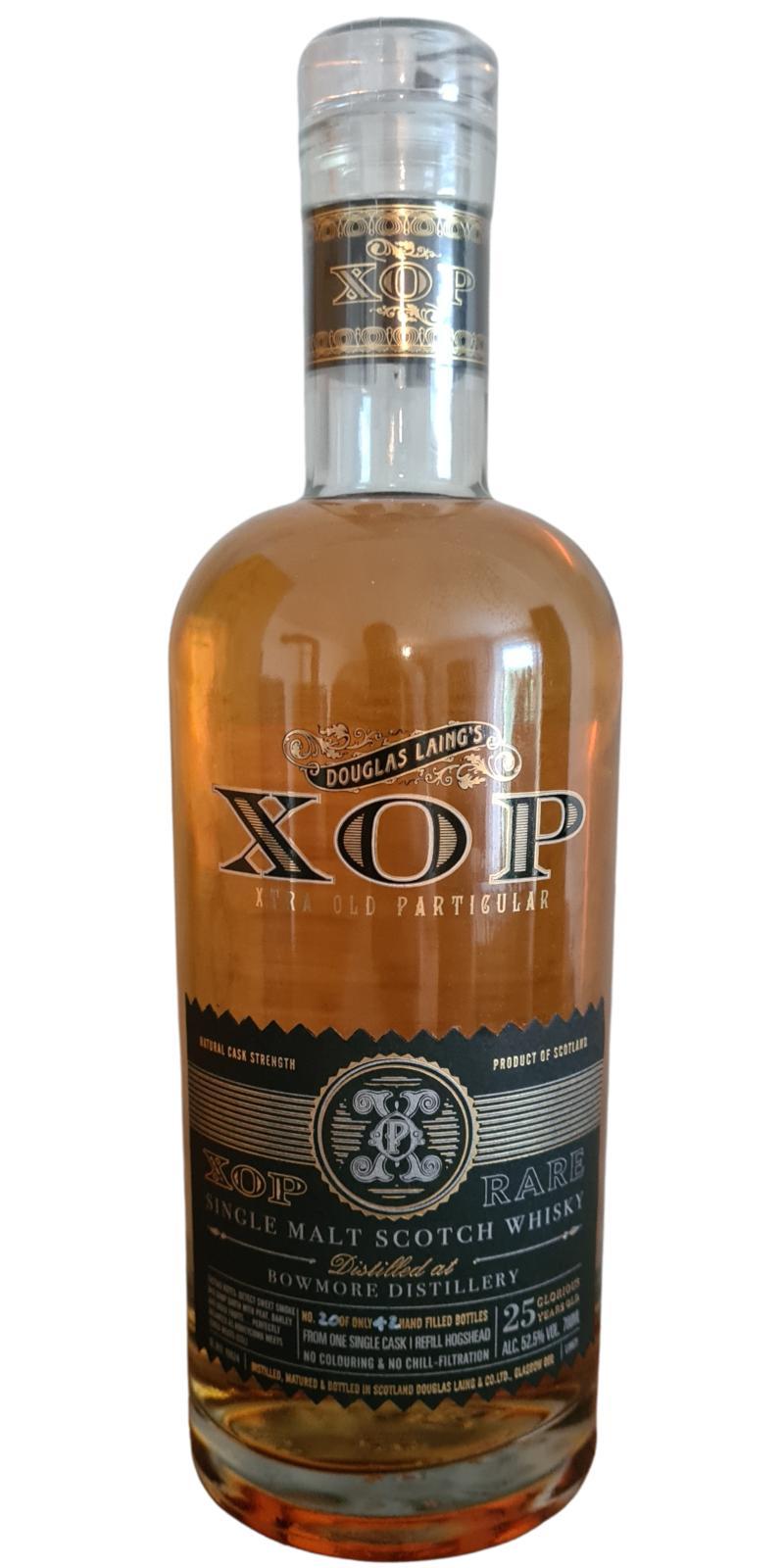 Bowmore 25-year-old DL XOP - Rare