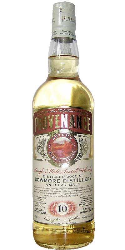 Bowmore 2002 McG McGibbon's Provenance