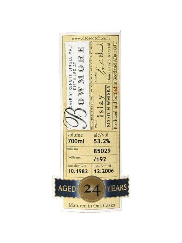 Bowmore 1982 DT Peerless