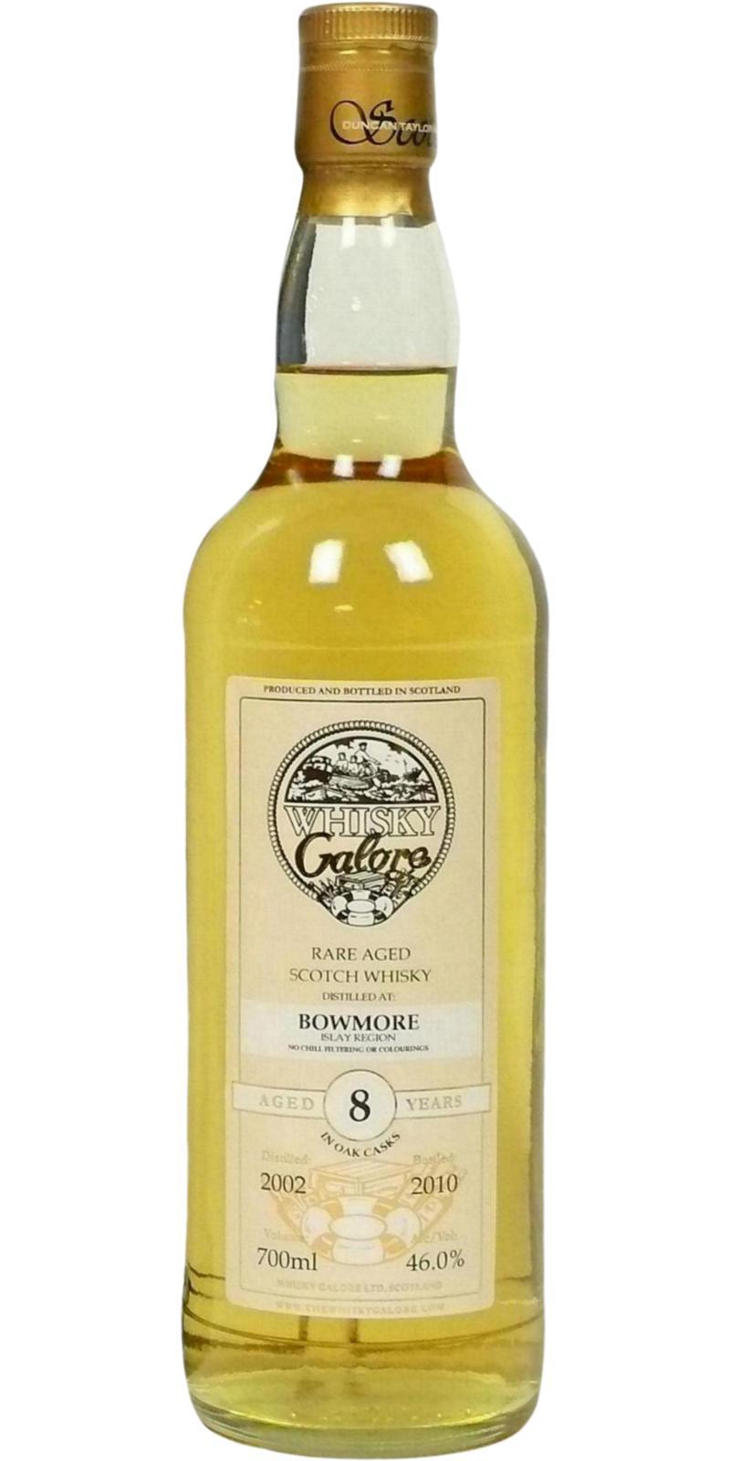 Bowmore 2002 DT Whisky Galore